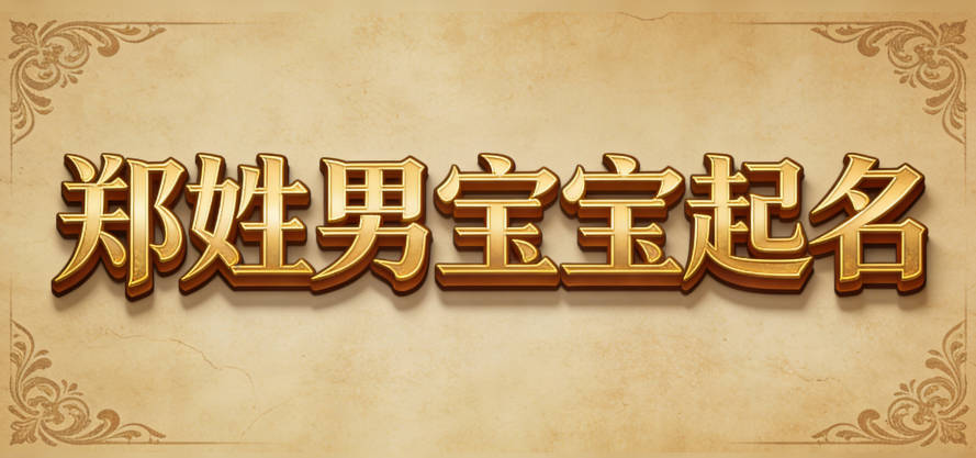 郑姓男宝宝起名顺口又大气