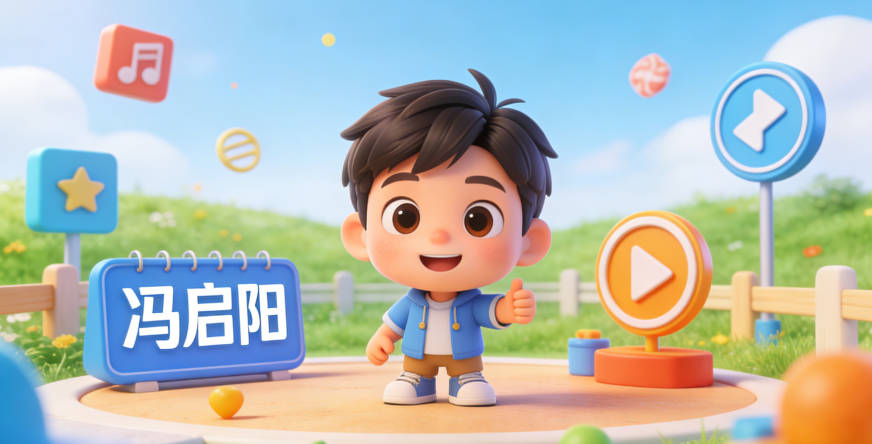 冯启阳来自开启阳光的寓意