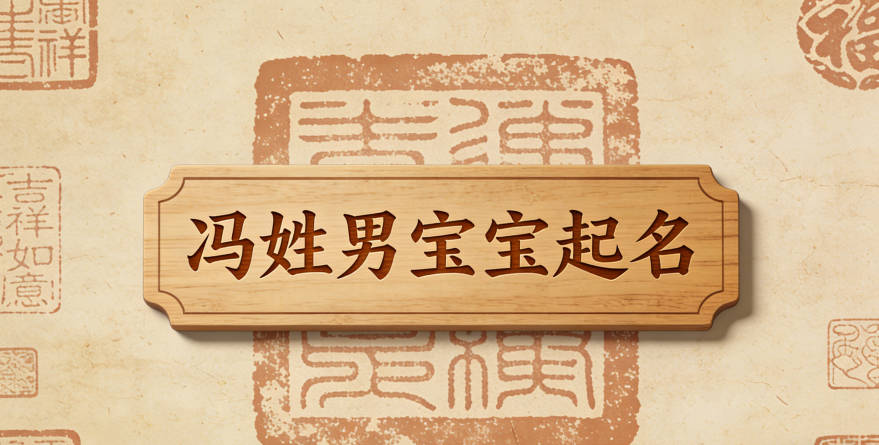 冯姓男宝宝起名顺口响亮