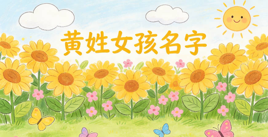 黄姓女孩名字大全