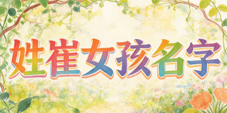 姓崔女孩名字大全