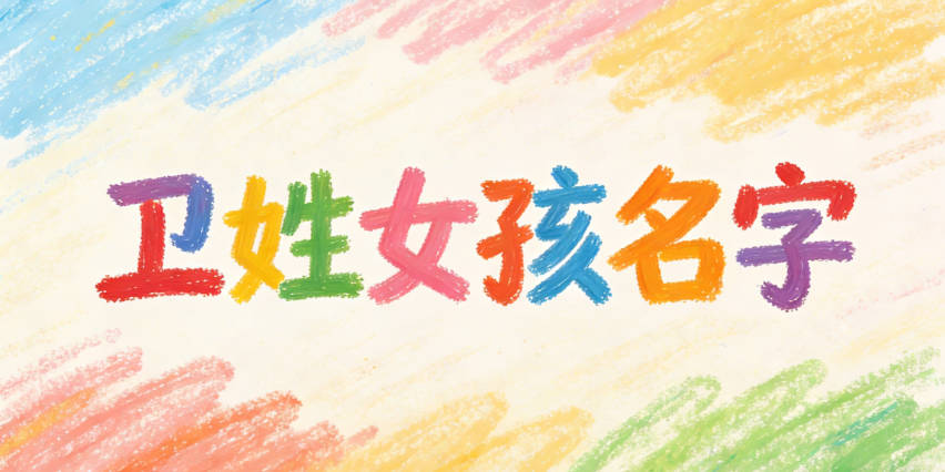 好听的卫姓女孩名字