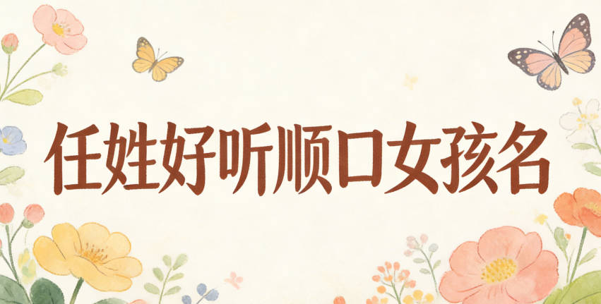 任姓好听顺口的女孩名字