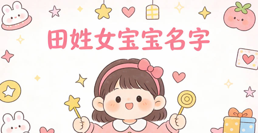 寓意吉祥的田姓女宝宝名字精选