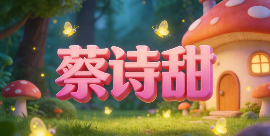 蔡诗甜，简单好听