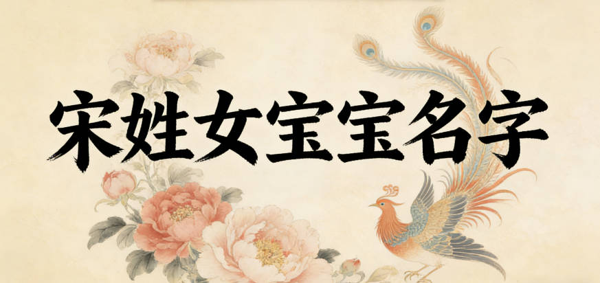 好听又好记的宋姓女宝宝名字
