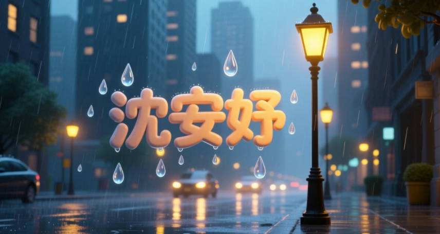 沈安妤，安代表安定，妤代表聪慧