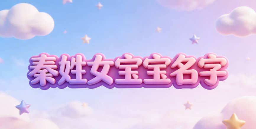 好听顺口的秦姓女宝宝名字推荐