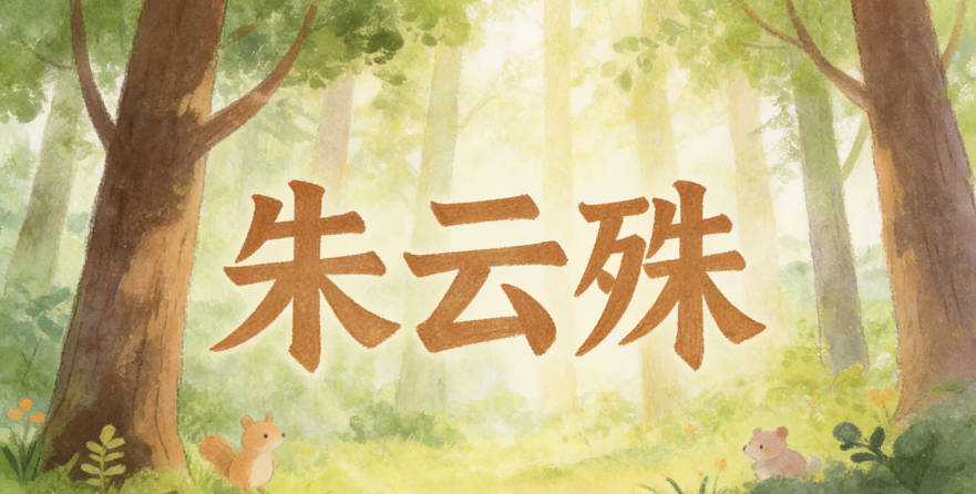 朱云殊，云代表云端科技，殊代表独特