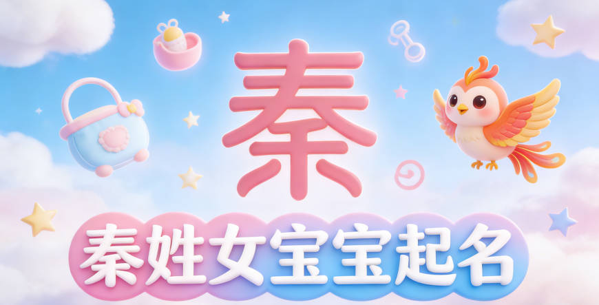 秦姓女宝宝起名寓意好的名字推荐