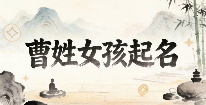 曹姓女孩起名大全