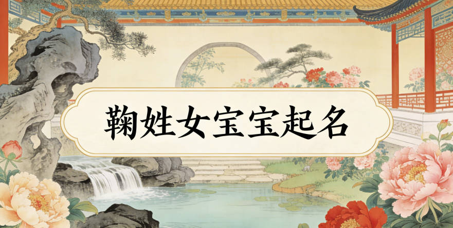 鞠姓女宝宝起名寓意好的名字推荐