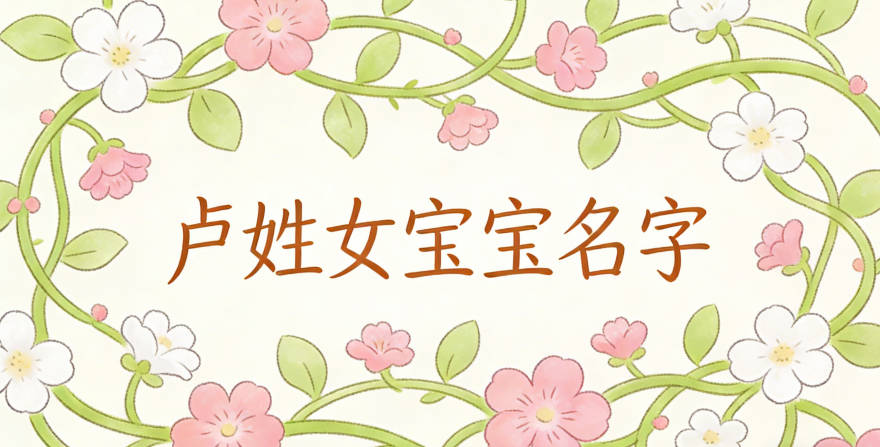 有寓意的卢姓女宝宝名字大全