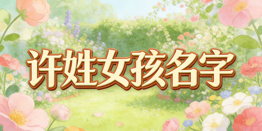 好听的许姓女孩名字