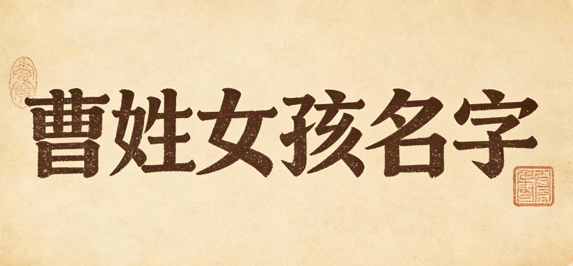 好听的曹姓女孩名字