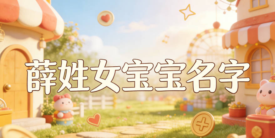 好听又好记的薛姓女宝宝名字