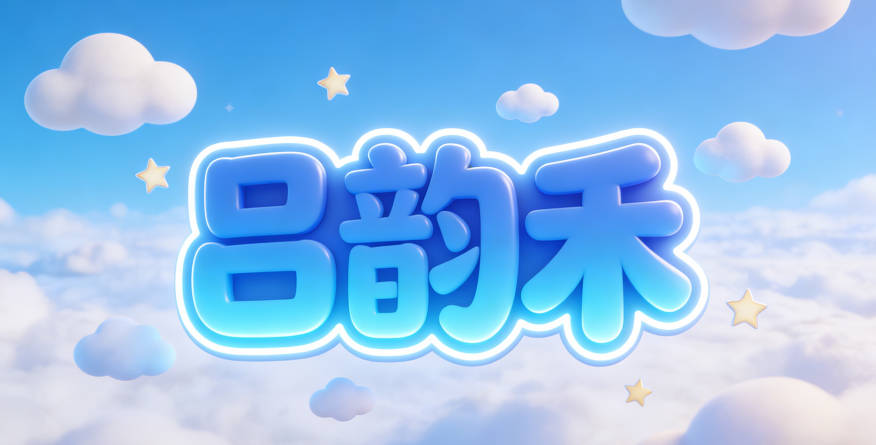 吕韵禾，韵代表高雅气质，禾象征坚韧务实