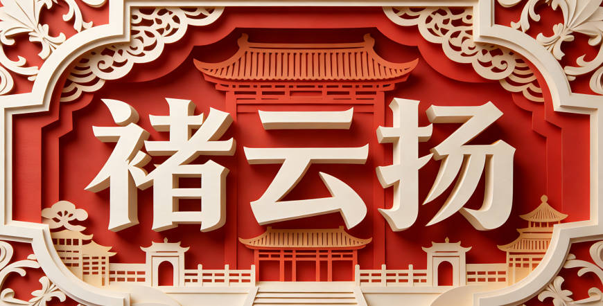 褚云扬,云代表自由灵动,扬代表积极向上