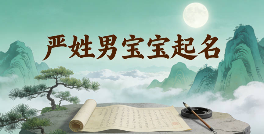 严姓男宝宝起名顺口响亮