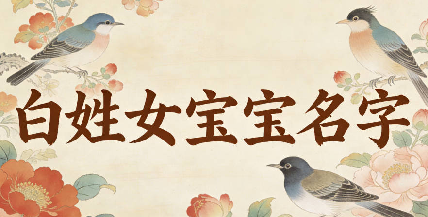 有寓意的白姓女宝宝名字大全