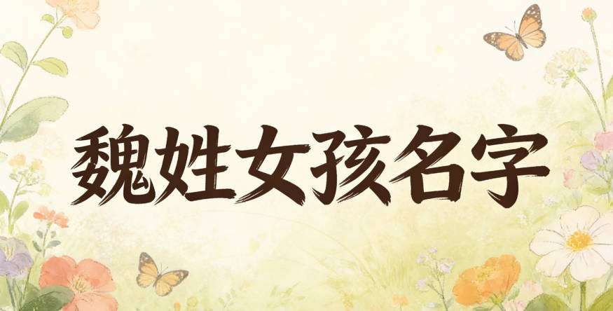 好听的魏姓女孩名字