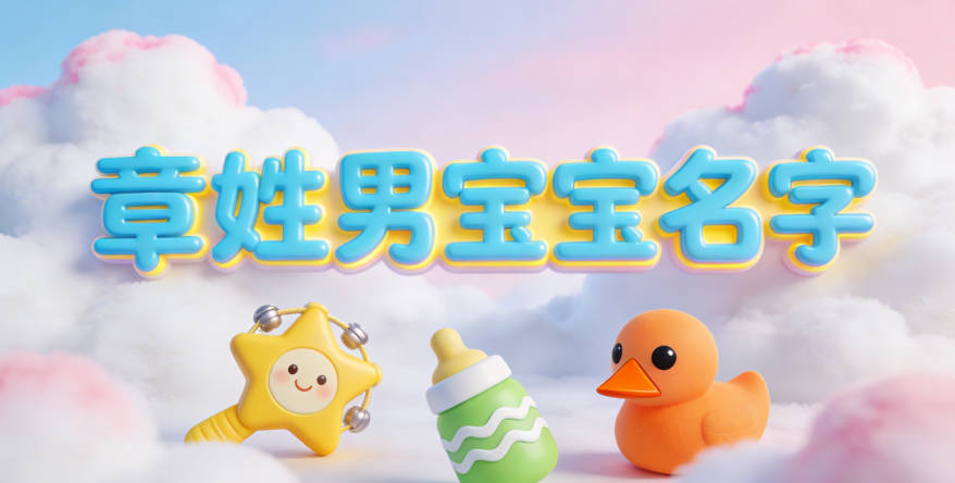 有寓意的章姓男宝宝名字大全