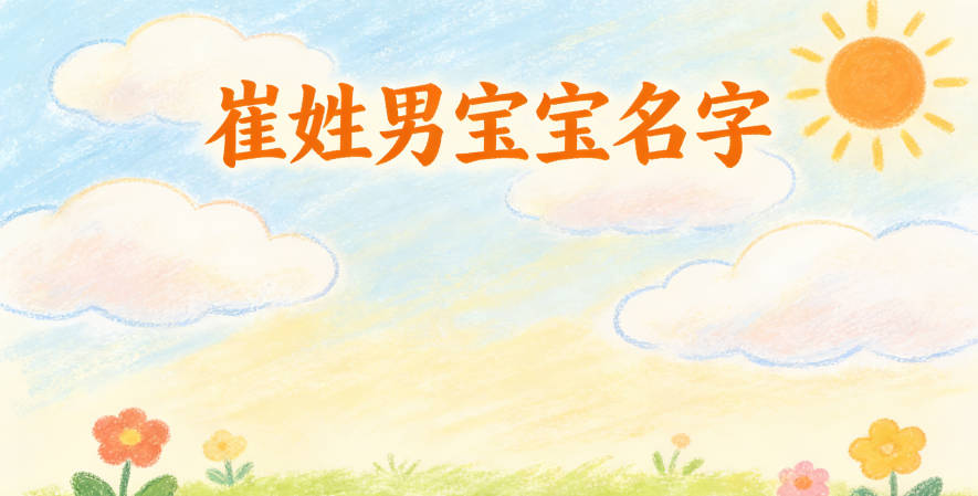 好听顺口的崔姓男宝宝名字推荐