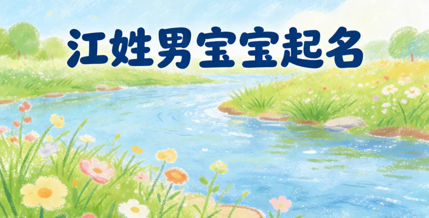江姓男宝宝起名寓意好的名字推荐