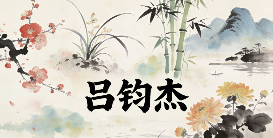 吕钧杰，钧代表公正公平，杰代表杰出才智