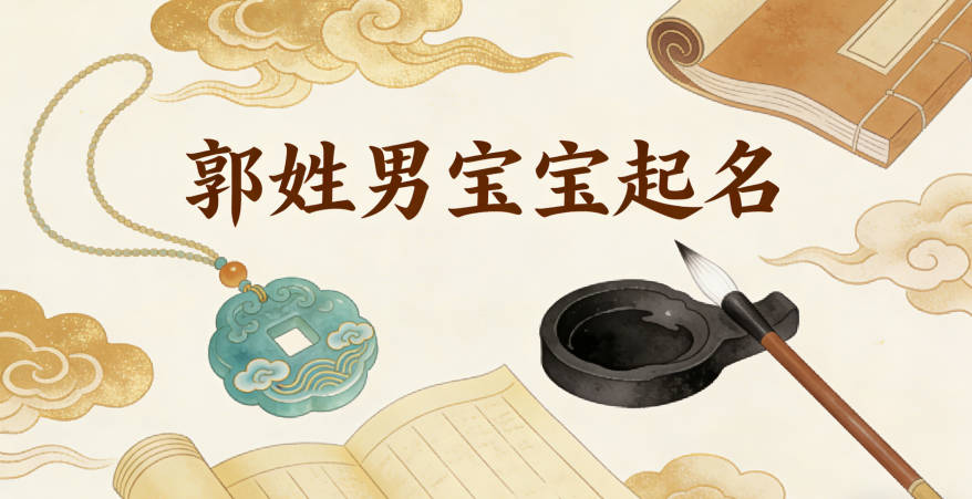 郭姓男宝宝起名顺口响亮