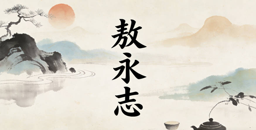 敖永志，永代表持久，志代表志向