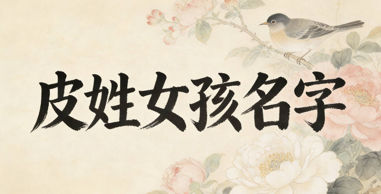 好听的皮姓女孩名字