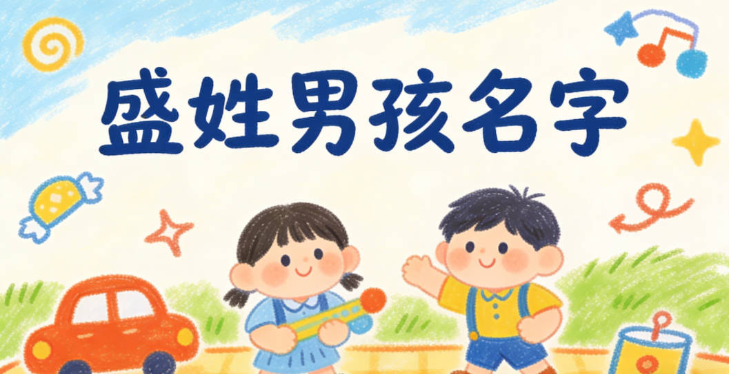 阳光大气的盛姓男孩名字