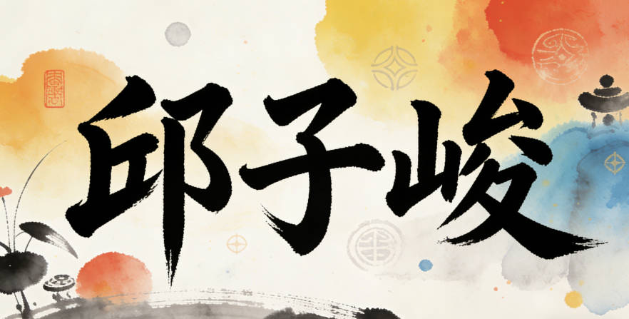 邱子峻，起伏明显，念起来有力量感