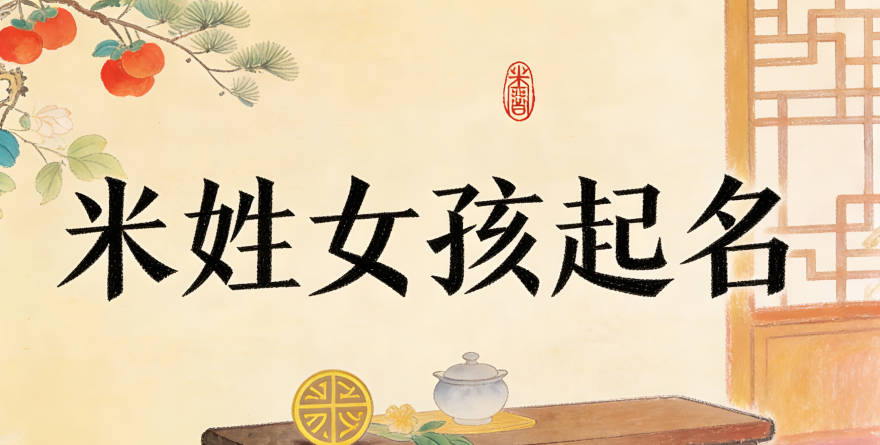 米姓女孩起名大全