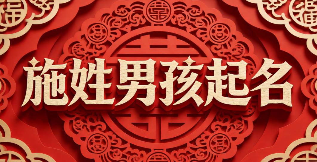 施姓男孩起名大全