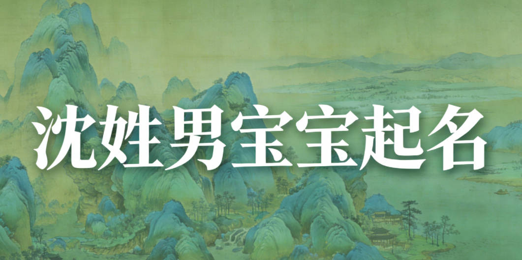 沈姓男宝宝起名大气稳重