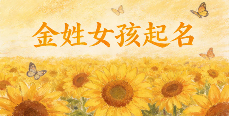金姓好听顺口的女孩名字
