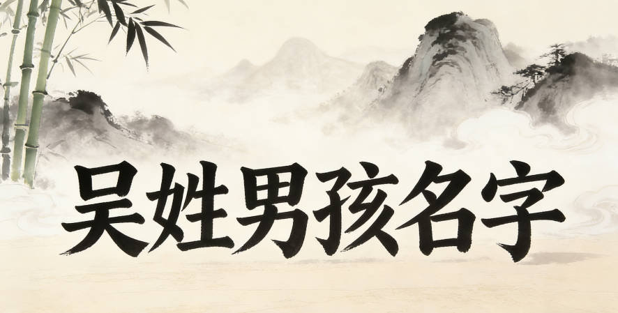 大气的吴姓男孩名字