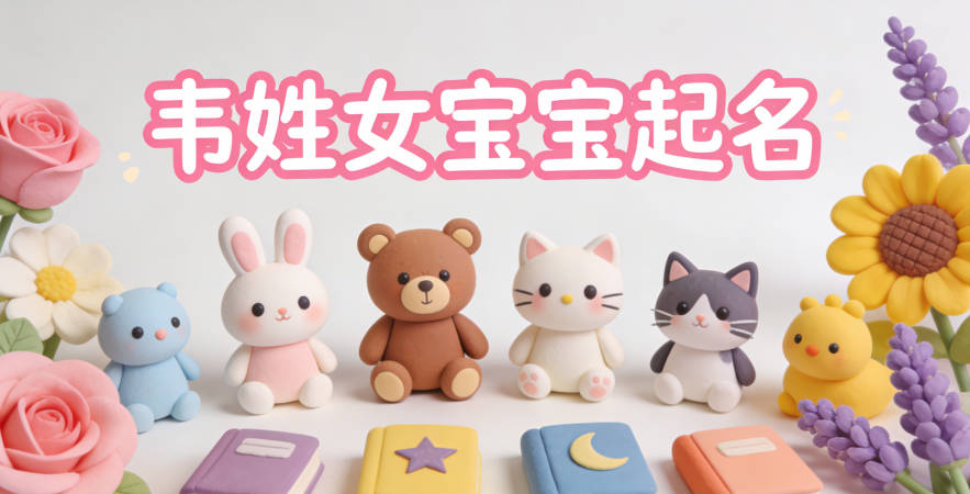 韦姓女宝宝起名顺口又好听