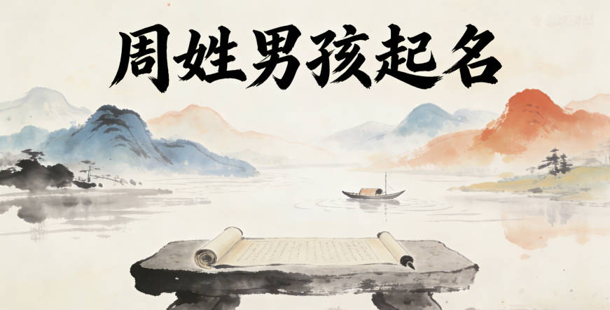 阳光大气的周姓男宝名字