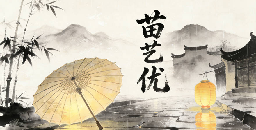 苗艺优,艺字既代表艺术设计,又不会太露骨