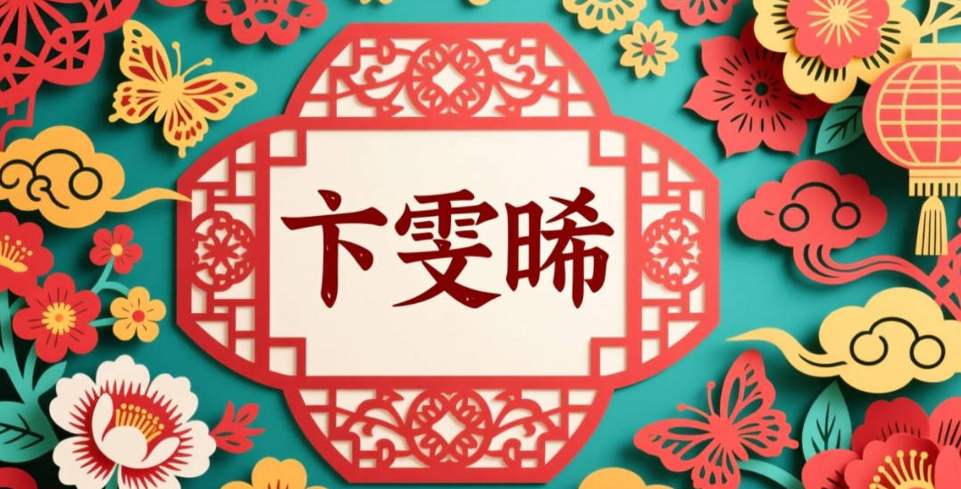 卞雯晞，雯是美丽的云彩（对应航天的天空），晞是天亮（象征希望）