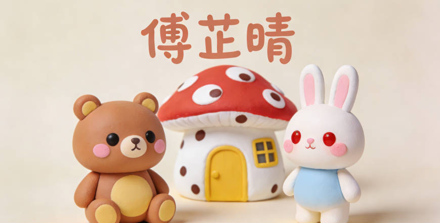 傅芷晴,芷是香草,象征高洁;晴代表开朗