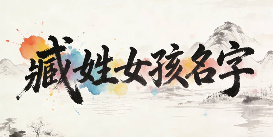 臧姓女孩名字大全