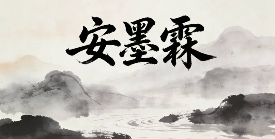 安墨霖，墨是文化的象征，霖是润泽万物的意思