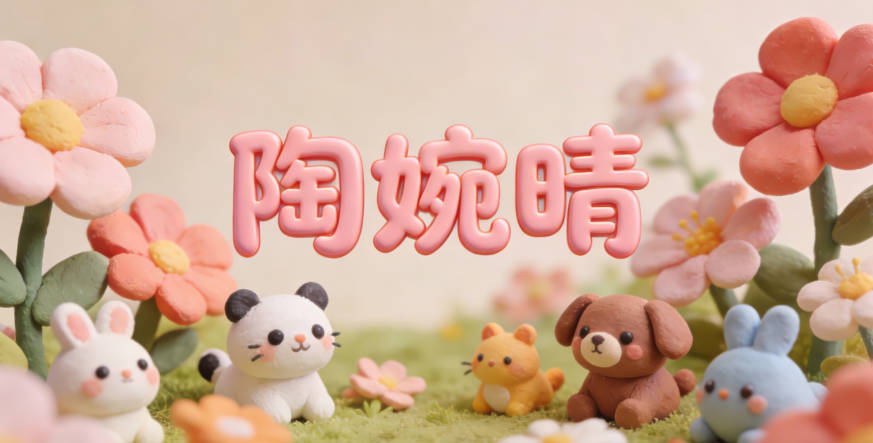 陶婉晴，婉是温柔优雅，晴是开朗阳光