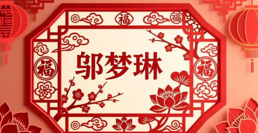 邬梦琳，梦代表旅行的美好想象，琳是美玉，象征花艺里的玉兰花