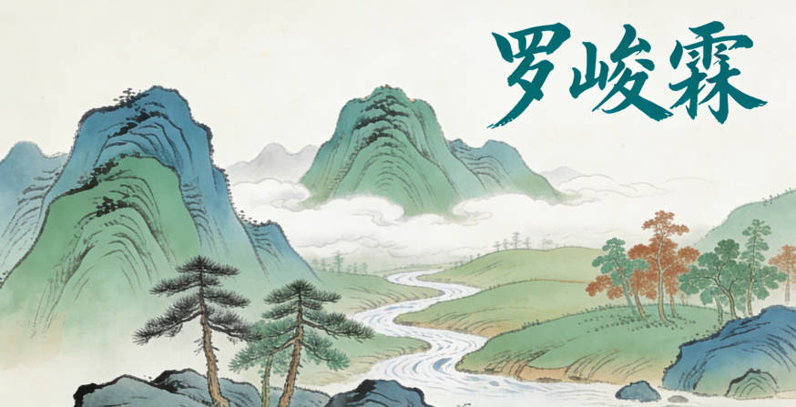 罗峻霖，峻有坚韧之意，霖带润泽感