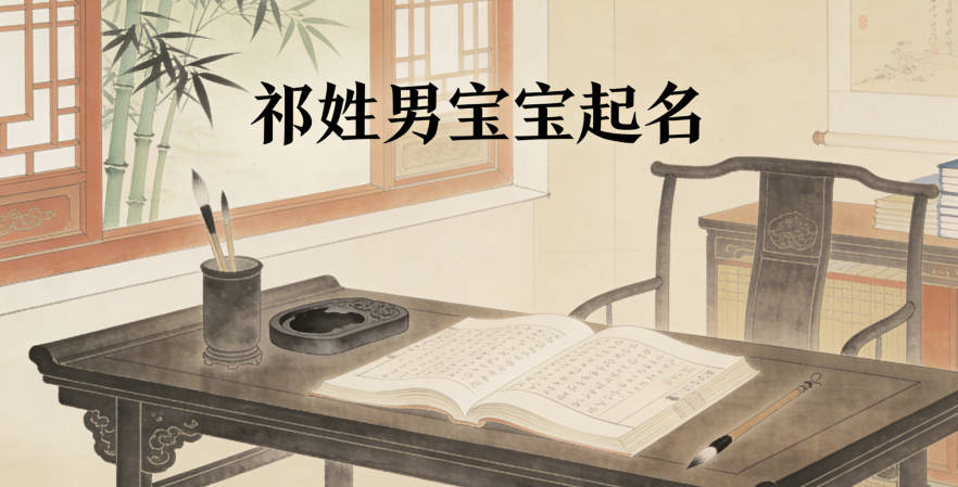 祁姓男宝宝起名寓意阳光开朗